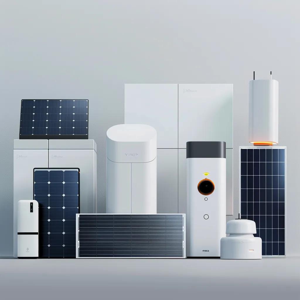 Different types of solar batteries for residential use including lithium-ion, lead-acid, and flow batteries